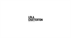 Desktop Screenshot of lolachatterton.com